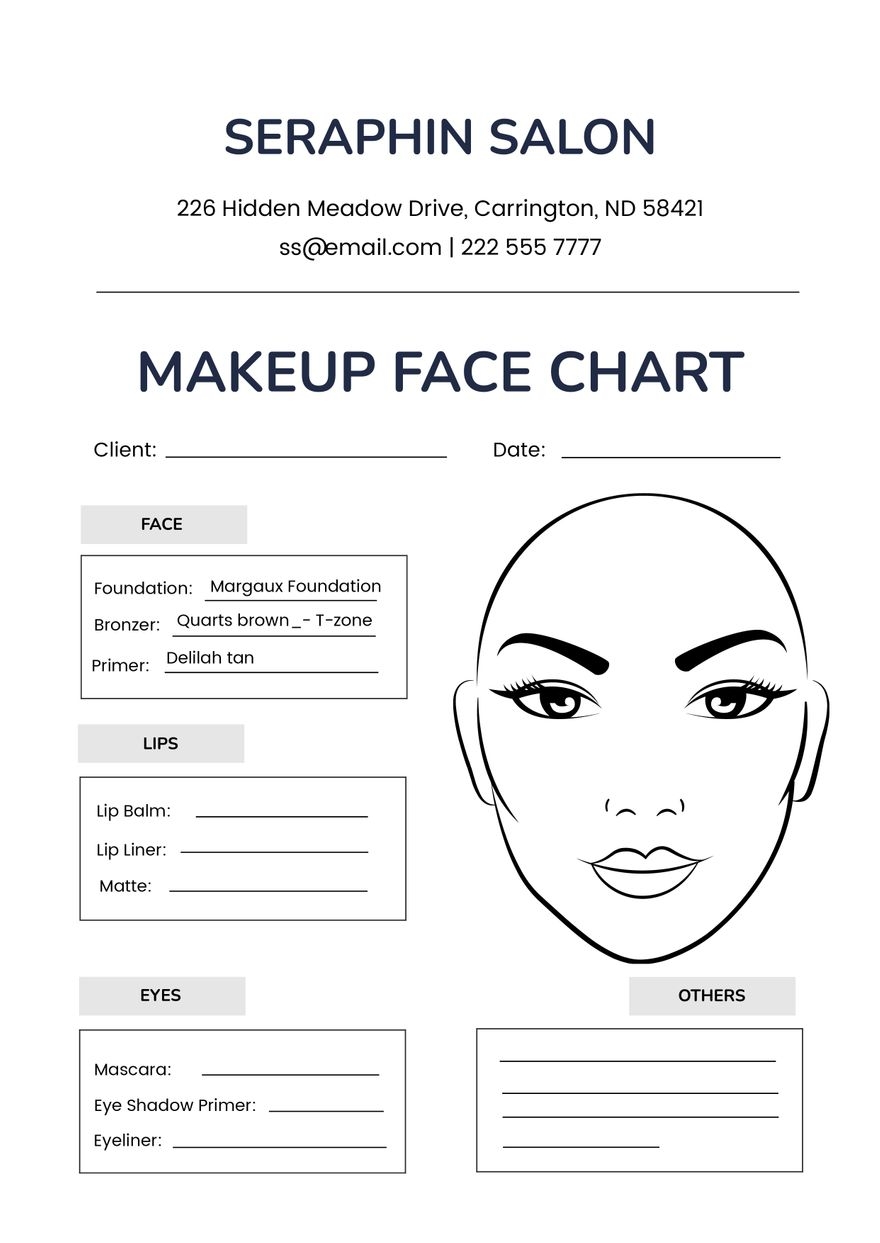 Makeup Face Chart Face Chart Practice Sheets Printable Make Up Practice Sheets Blank Face Chart Printable Blank Make Up Chart Download Etsy